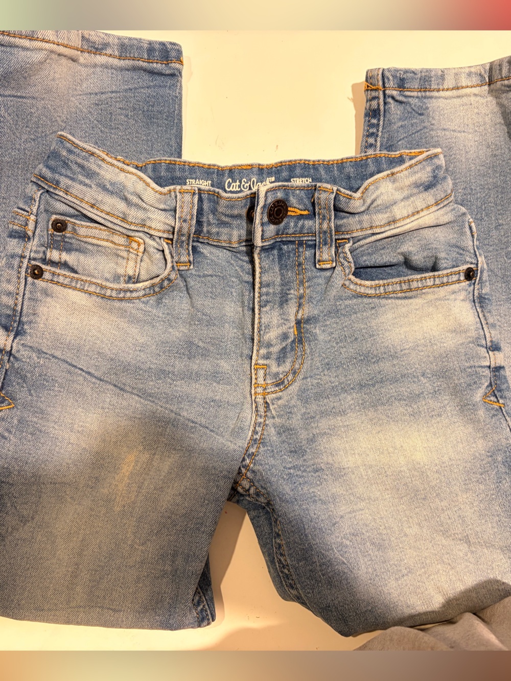 Cat & Jack Light Blue Straight-Leg Women’s Jeans